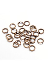 Jump Ring 5mm Antique Brass  approx 22g  x500  NF