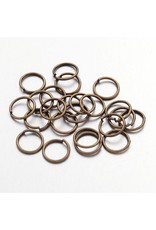 Jump Ring 8mm Antique Brass  approx 21g  x500   NF
