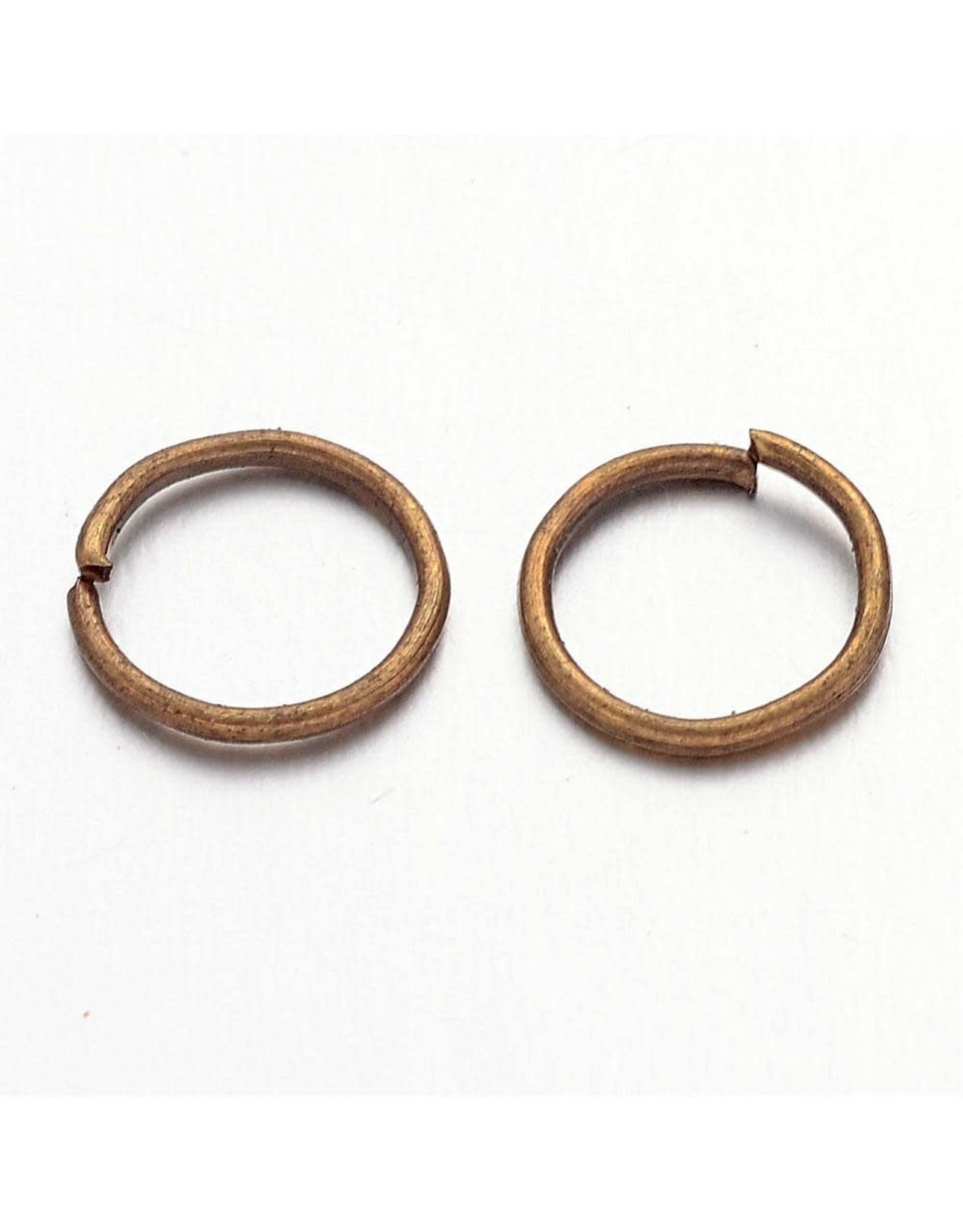 Jump Ring 7mm Antique Brass  approx 20g  x100 NF
