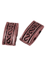 2 Hole  Spacer Bead  Antique  Copper  5x10x4mm  x20  NF