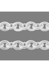 #17 Cable Chain Soldered  4x3.5mm  Silver  16 Feet