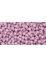 Toho 127 11  Round 6g Opaque Pale Mauve Purple Lustre