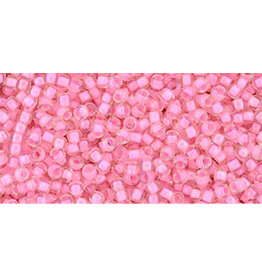 Toho 191b 11  Round 6g  Clear Hot Pink c/l