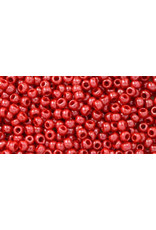 Toho 125 11  Round 6g  Opaque Cherry Red Lustre