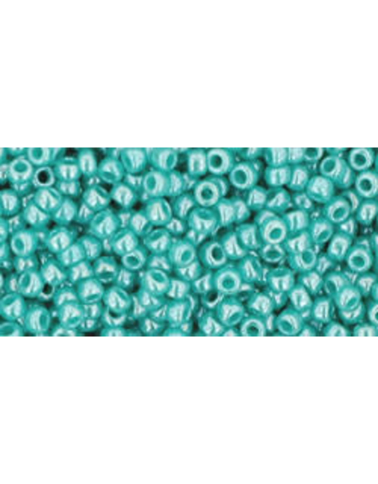 Toho 132B  11  Round 40g  Opaque Turquoise Blue Lustre