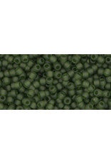 Toho 940fB  11  Round  40g  Transparent Dark Olive Green Matte