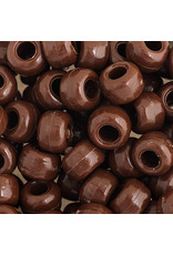Crow Beads 9mm Opaque Brown x250