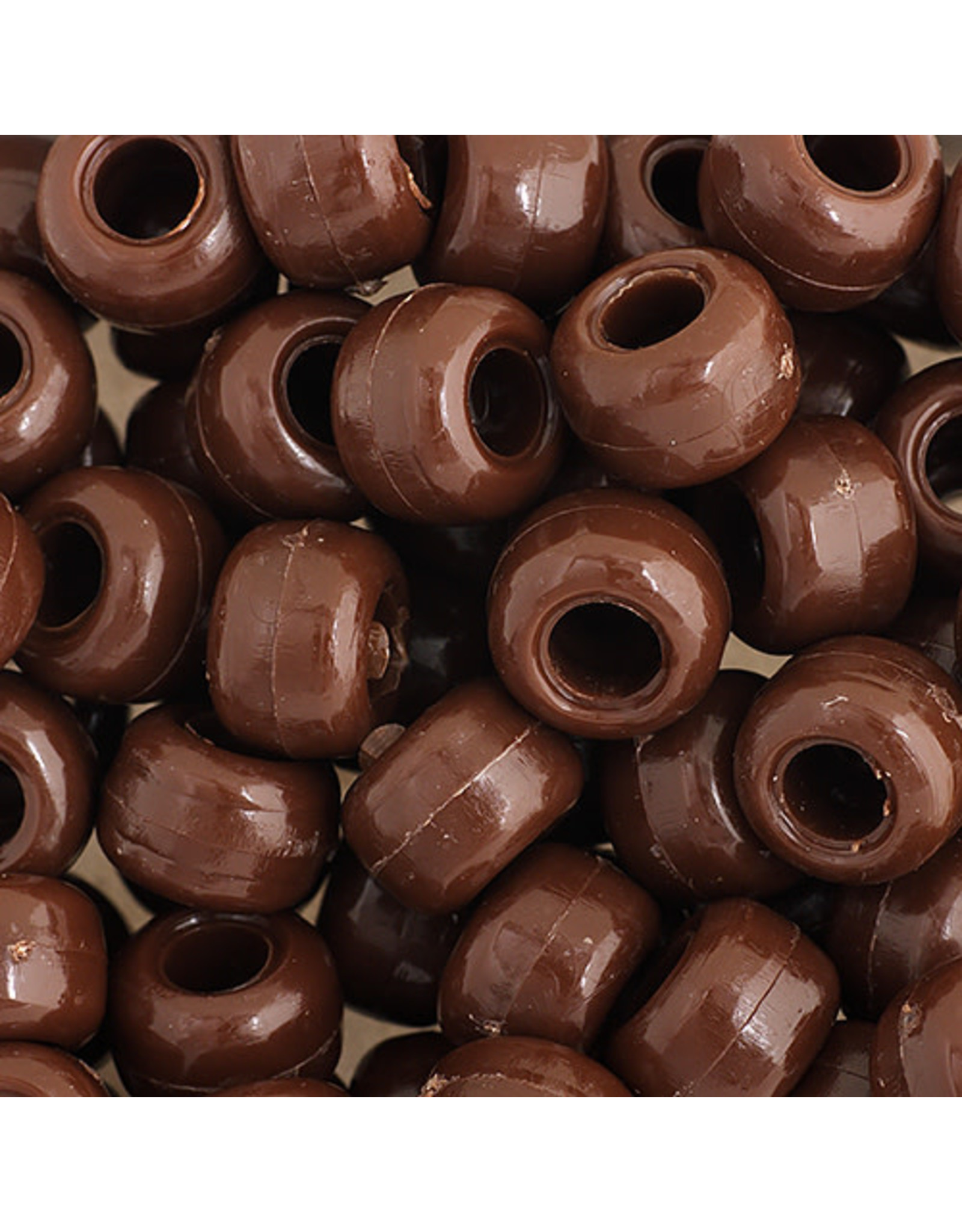 Crow Beads 9mm Opaque Brown x250