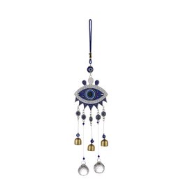 Suncatcher Enamel Evil Eye Crystal 16" x1