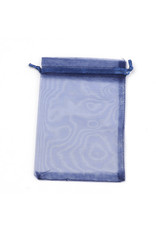 Organza Gift Bag Midnight Blue 15x10cm  x10