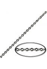 #2 Cable Chain 1.5x2mm Platinum 1 Foot NF