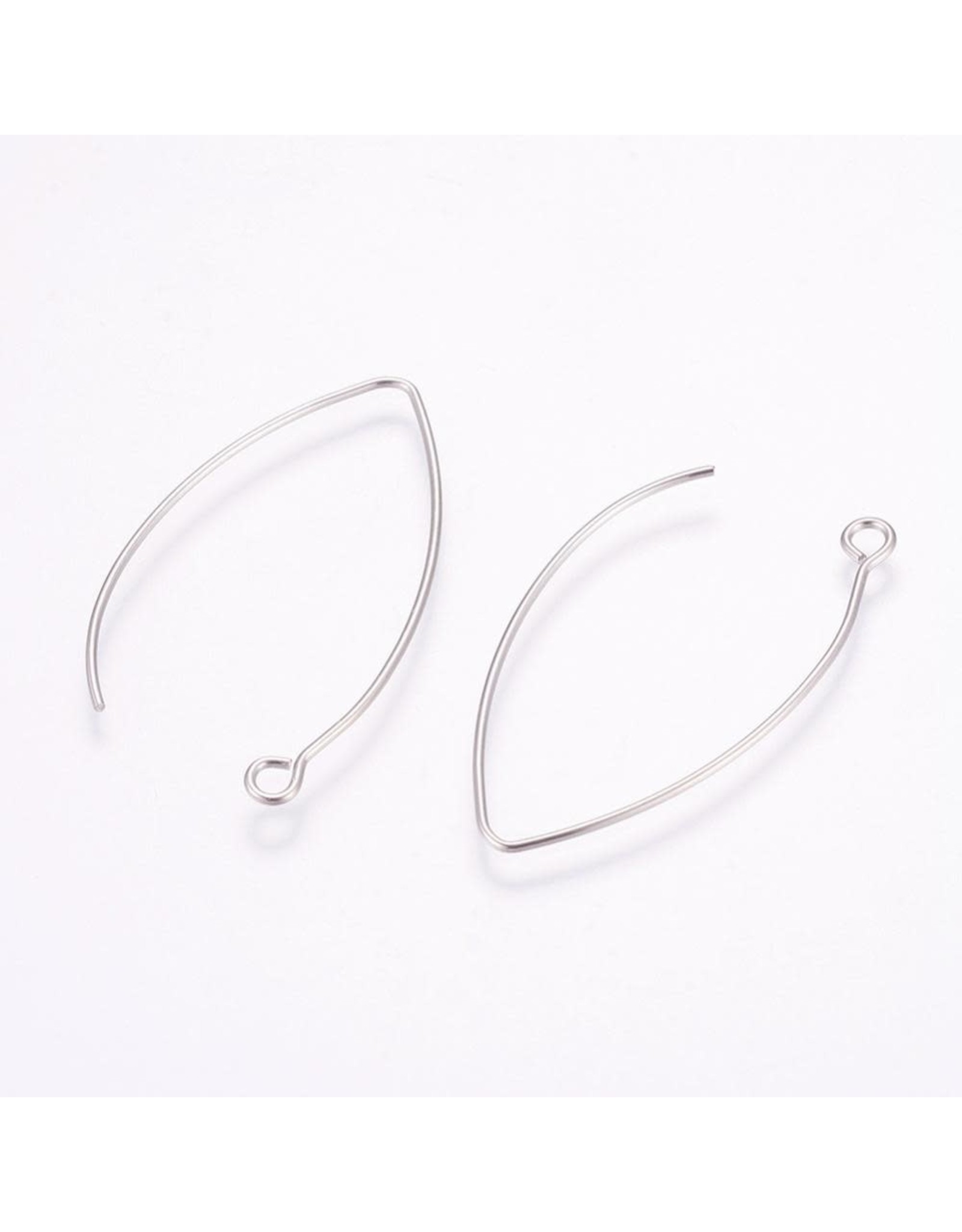 Ear Wire 41mm Stainless Steel  x10  NF