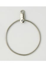 Earring Hoops with Link 25mm Nickel Colour NF x50