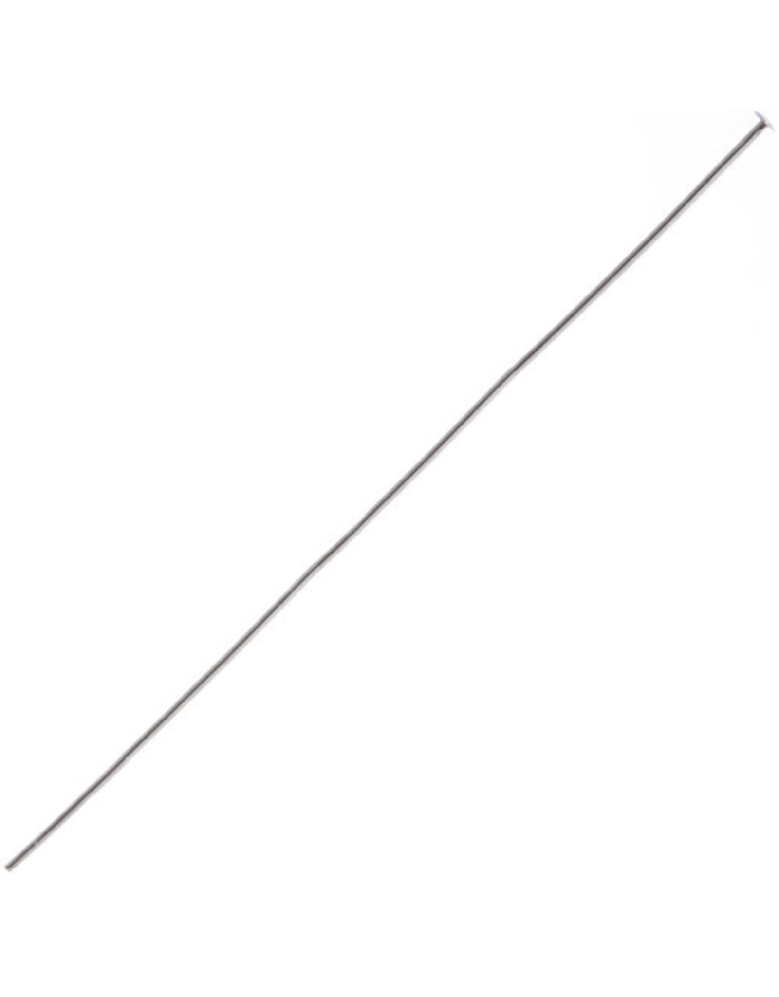 Headpins 3” 20g Rhodium   x50   NF