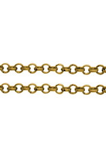 #24  Rolo Chain 2x1mm  Gold  1 Foot