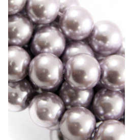 Glass Pearls Lilac  Round 4mm Strand  about x100