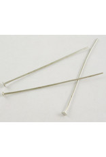 Headpins 2” 21g Rhodium   x100   NF