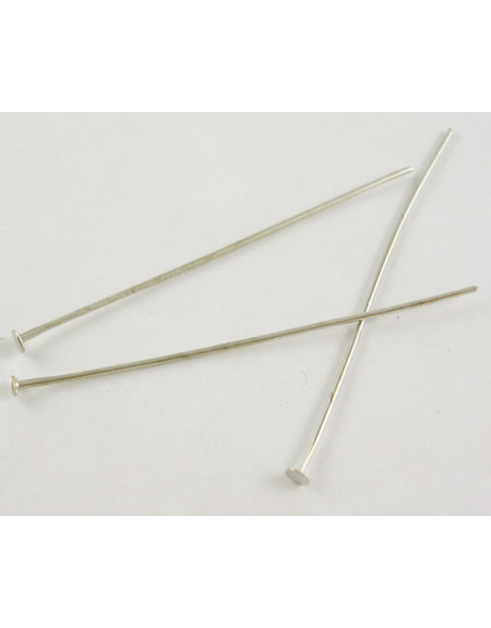 Headpins 2” 21g Rhodium   x100   NF