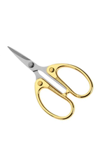 4.5" Scissors Large Finger Rings Stainless Steel Blades Multi Colour Handle