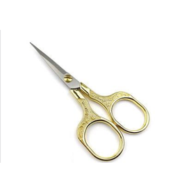 5" Scissors  Stainless Steel Blades Gold Colour Handle