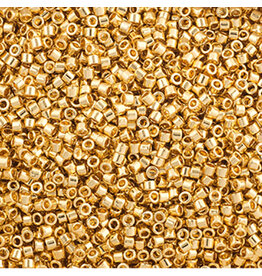 Miyuki db31 11 Delica 3.5g  24k Gold Plated Metallic