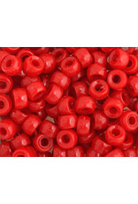 Mini Crow Beads 6mm Opaque Red  x250