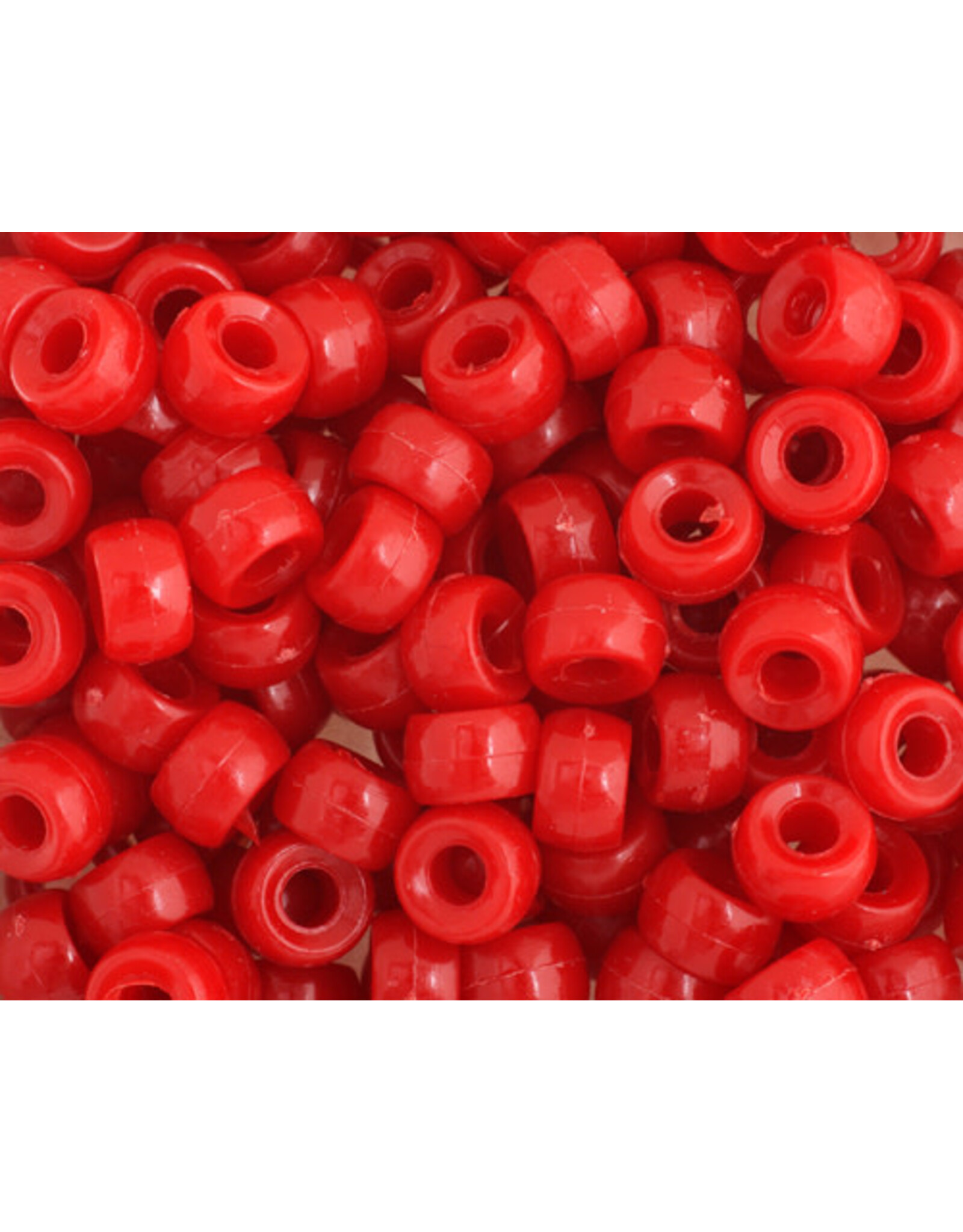 Mini Crow Beads 6mm Opaque Red  x250