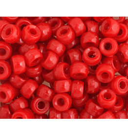 Mini Crow Beads 6mm Opaque Red  x250