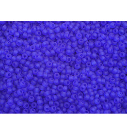 Czech 2324B 10  Seed  125g  Transparent Dark Blue Matte