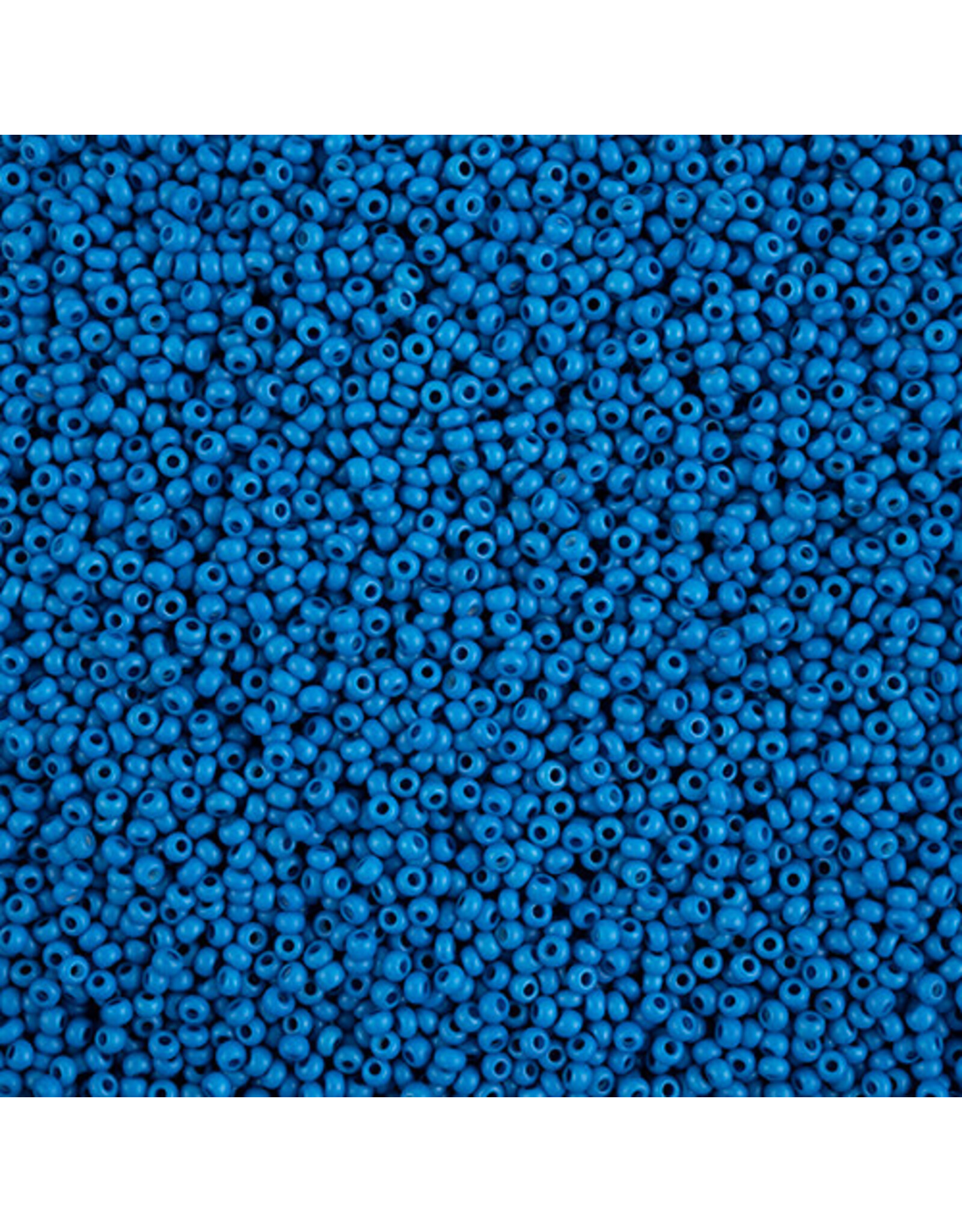 Czech 1566  10  Seed 125g  Opaque Blue Matte Terra Intensive