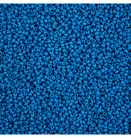 Czech 1566  10  Seed 125g  Opaque Blue Matte Terra Intensive