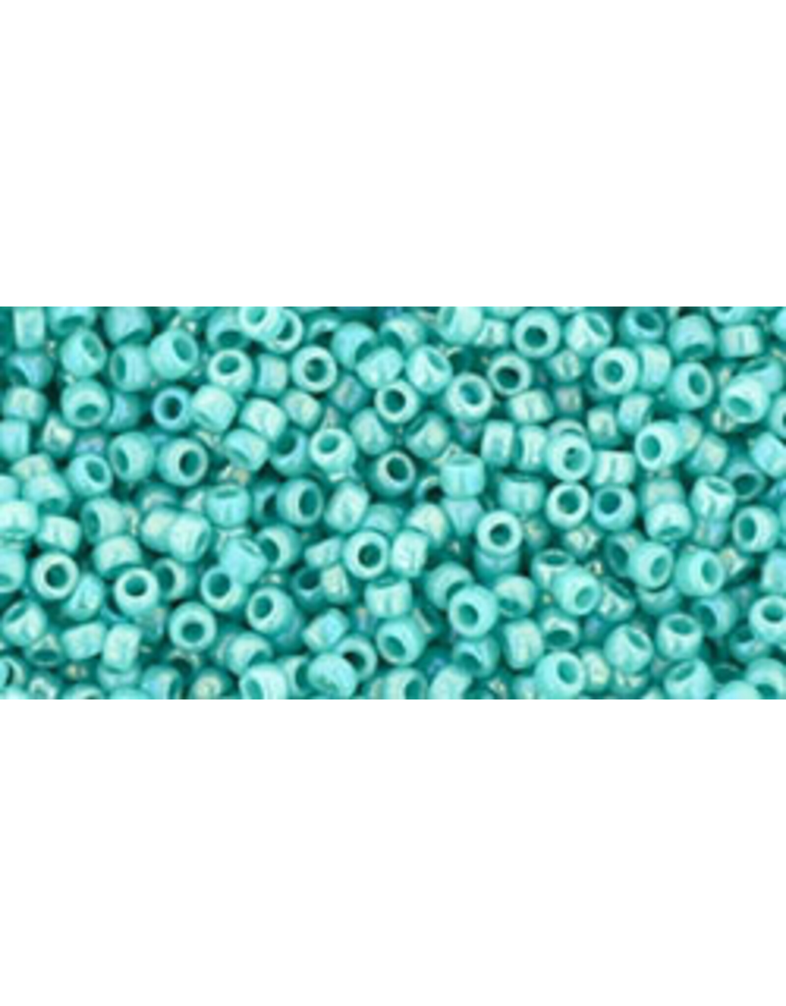 Toho 413 15  Seed  5g   Opaque Turquoise AB