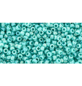 Toho 413 15  Seed  5g   Opaque Turquoise AB