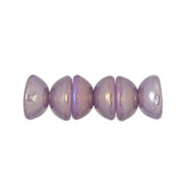 Czech 4x2mm Teacup  5g  Milky Amethyst Purple  AB Lustre