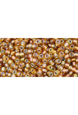 Toho 278B  11  Round  40g  Topaz Brown AB Gold Lined