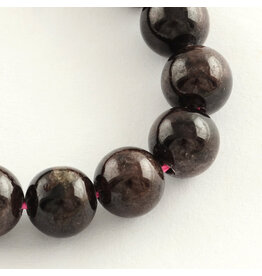 Garnet 9mm Red 15” Strand  approx  x42 Beads