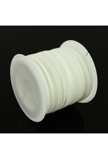 Faux  Suede 3mm White  x5m