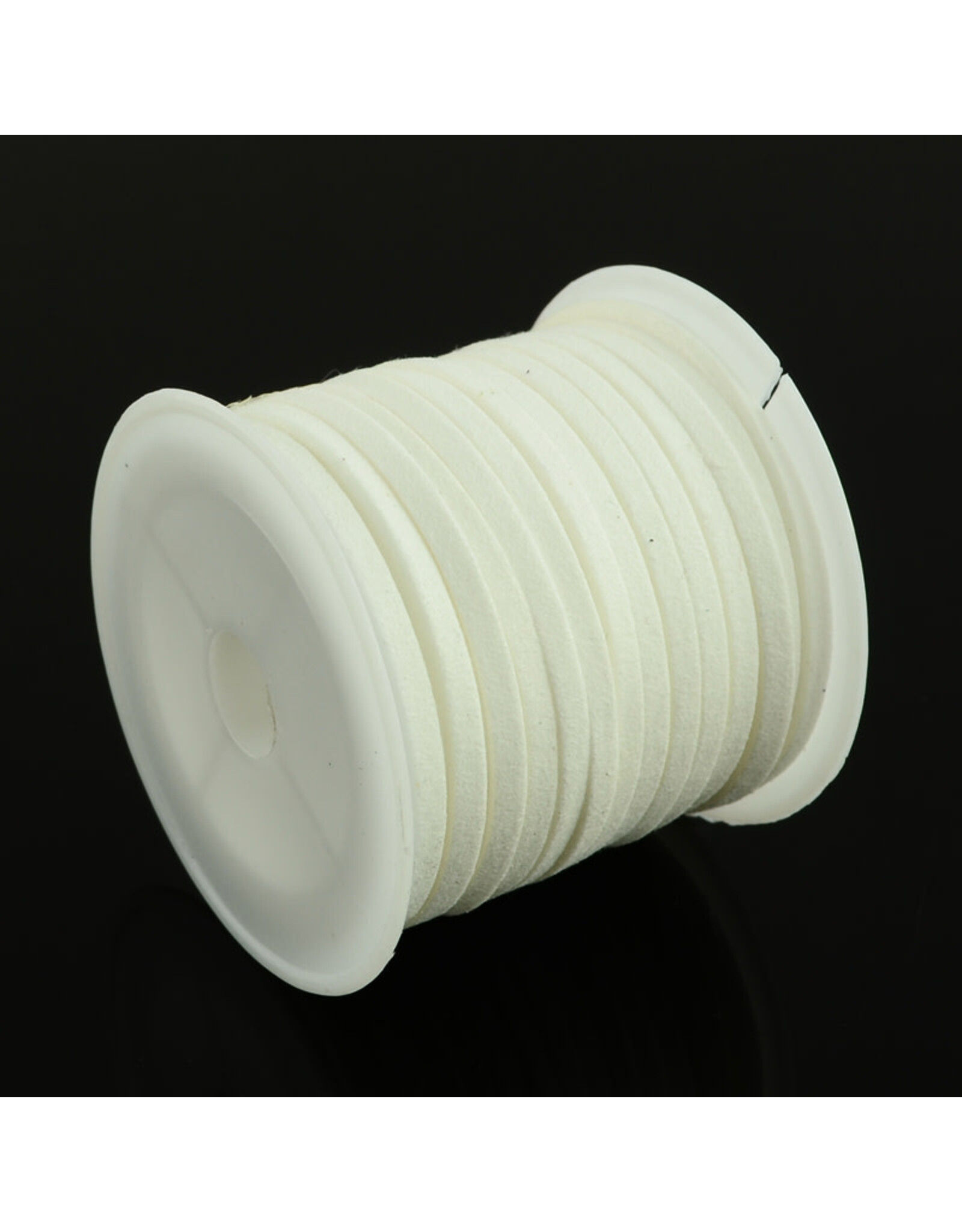Faux  Suede 3mm White  x5m