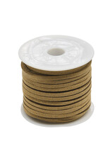 Faux  Suede 3mm Beige  x5m