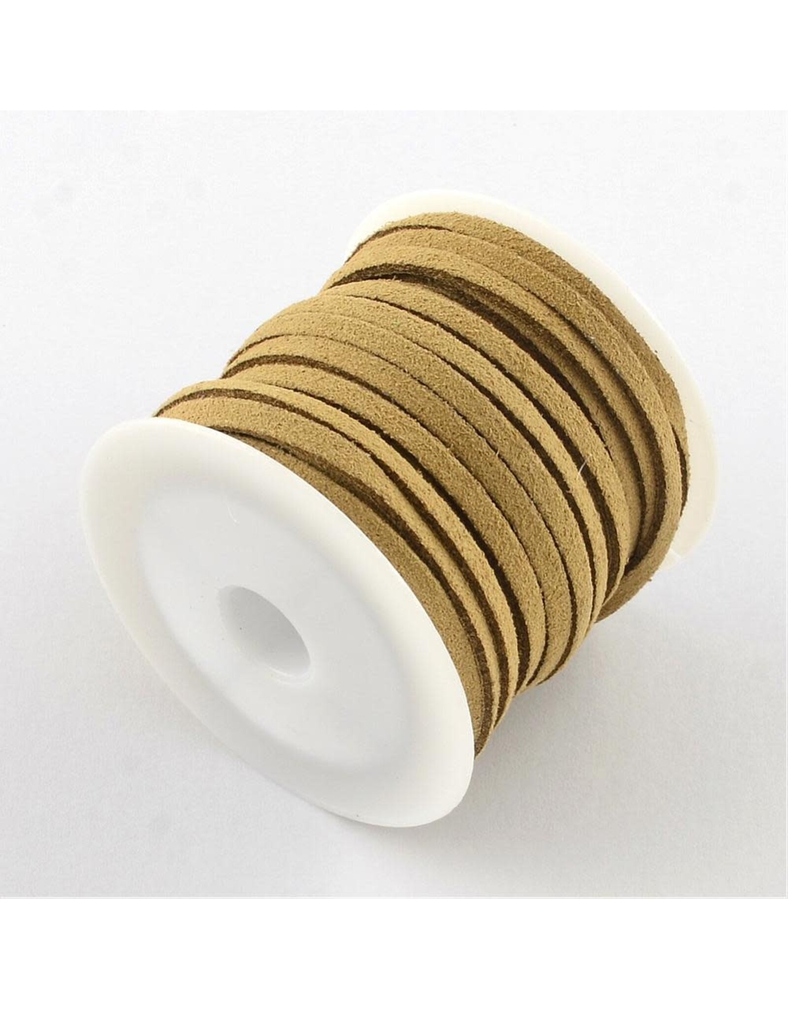 Faux  Suede 3mm Tan  x5m