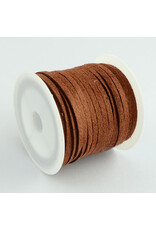 Faux  Suede 3mm Brown  x5m