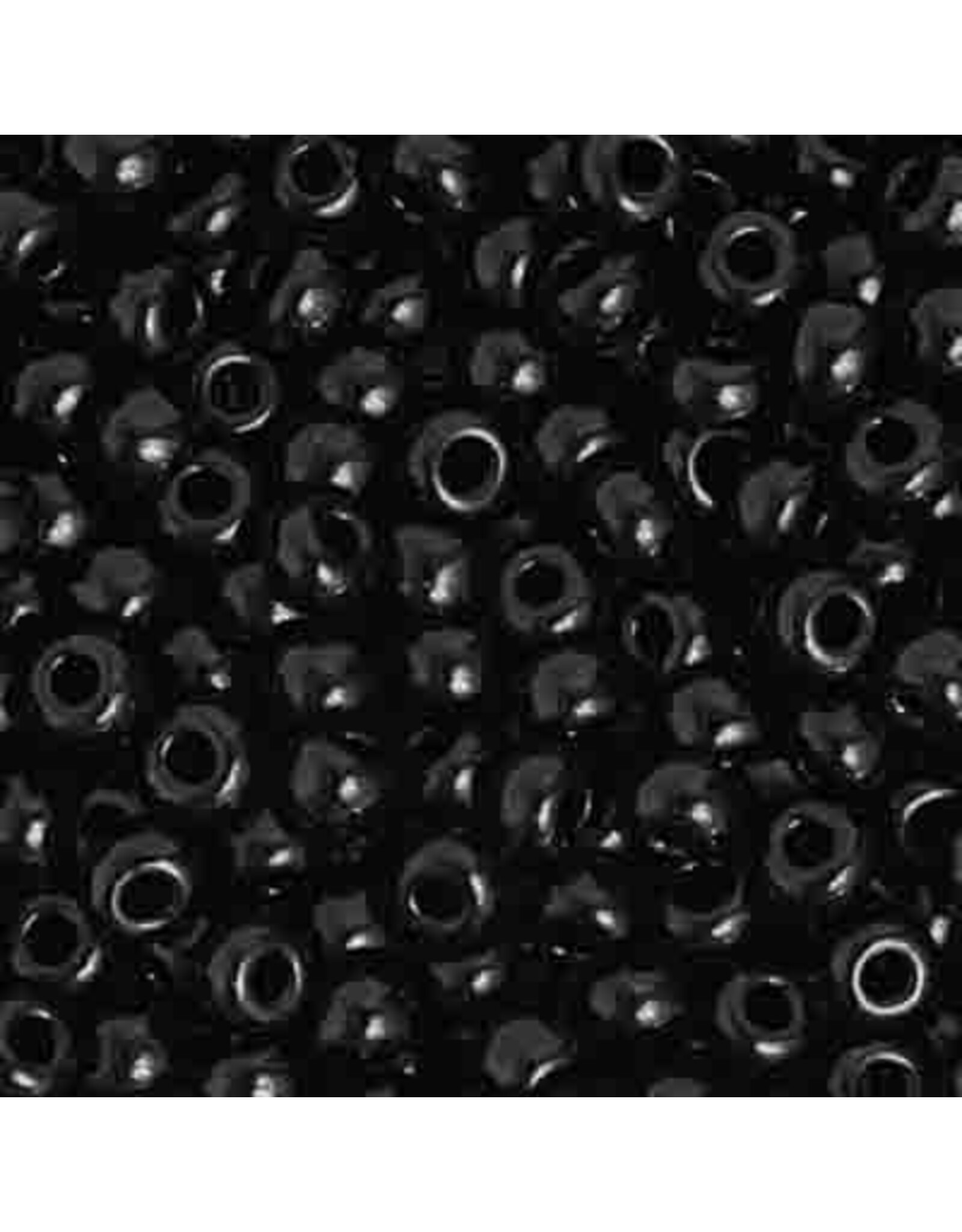 Czech 2/0 Seed Jet Black