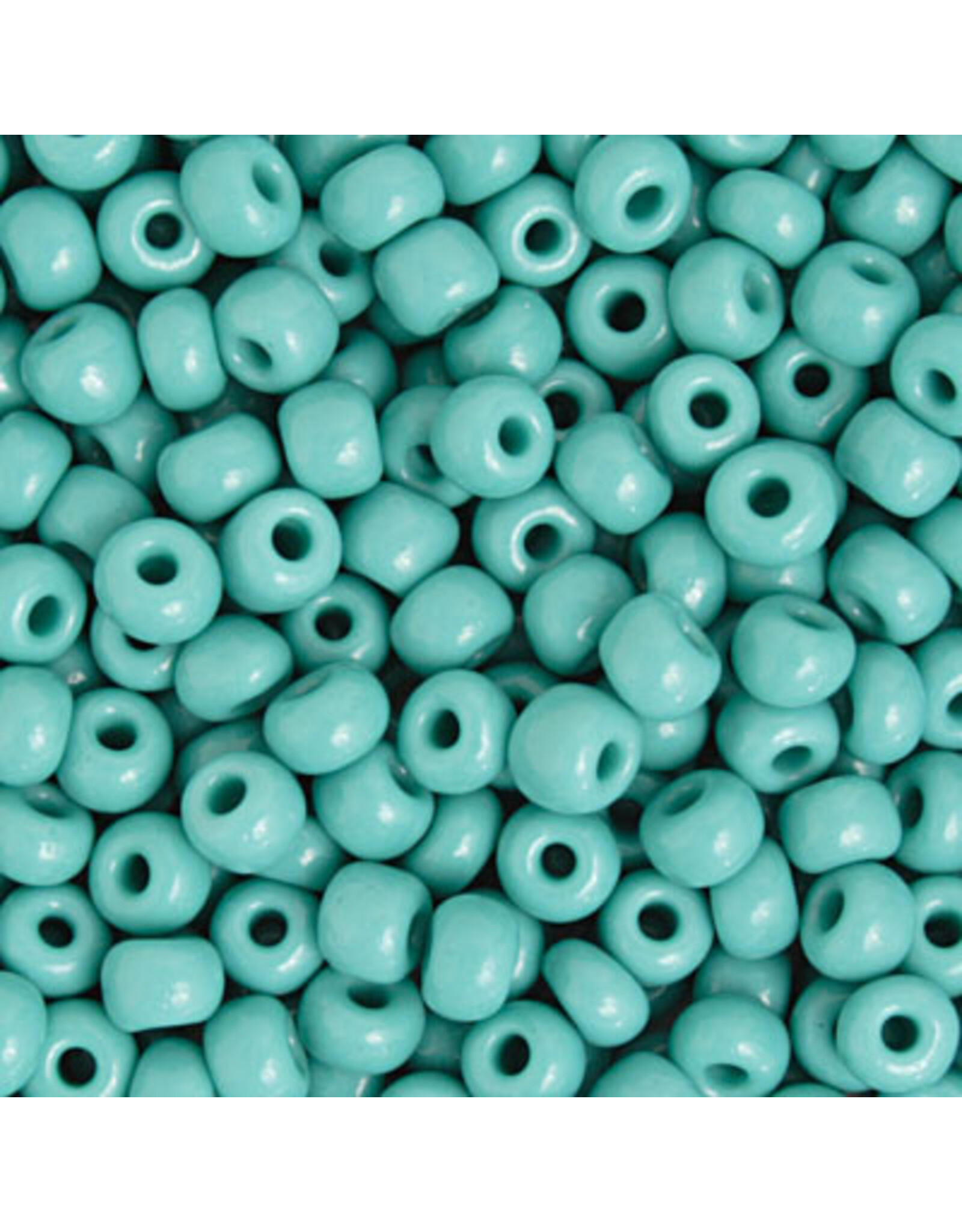 Czech 2/0  Seed   Opaque Turquoise Blue