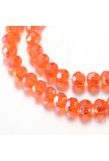 2mm Round Transparent Orange AB x195