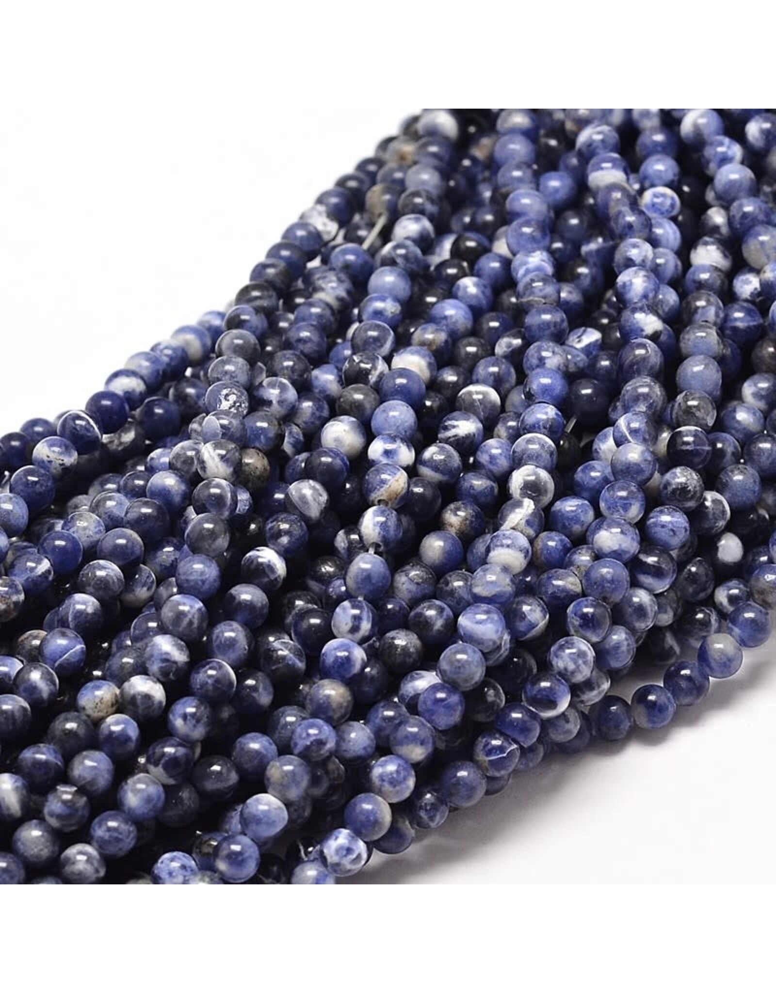Sodalite 6mm  Blue   15” Strand  apprx 60 beads