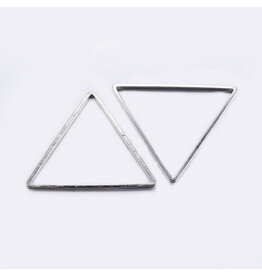 Triangle Link Platinum 18x20x.5mm  x10 NF