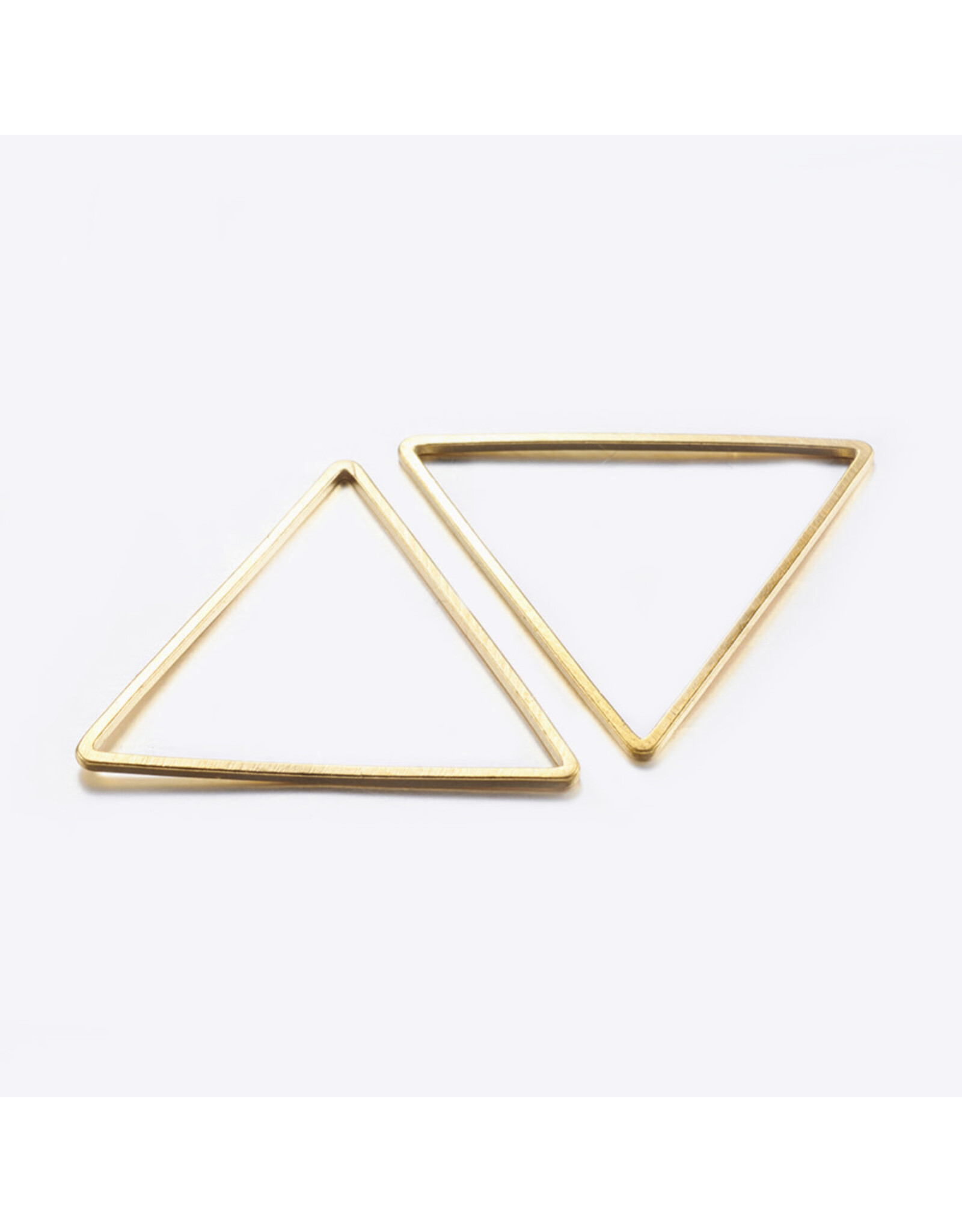Triangle Link Gold 18x20x.5mm  x10 NF