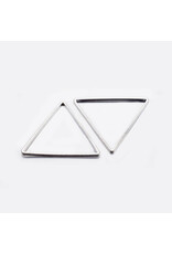 Triangle Link Silver 18x20x.5mm  x10 NF