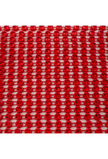 Rhinestone Banding 1 row  3.2mm (ss12)  Red Red   x1 foot