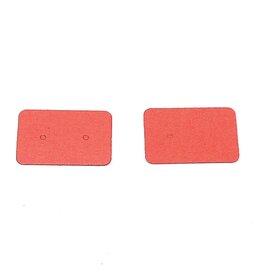 Paper Earring Display Card Red  2.5x3.5mm   x40